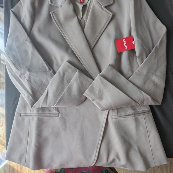 Spanx Women's Tan Blazer - Picture 1 of 5